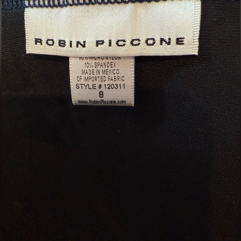 Robin Piccone Penelope Crochet One-Piece Swimsuit – Navy – Size 8 - Picture 6 of 13